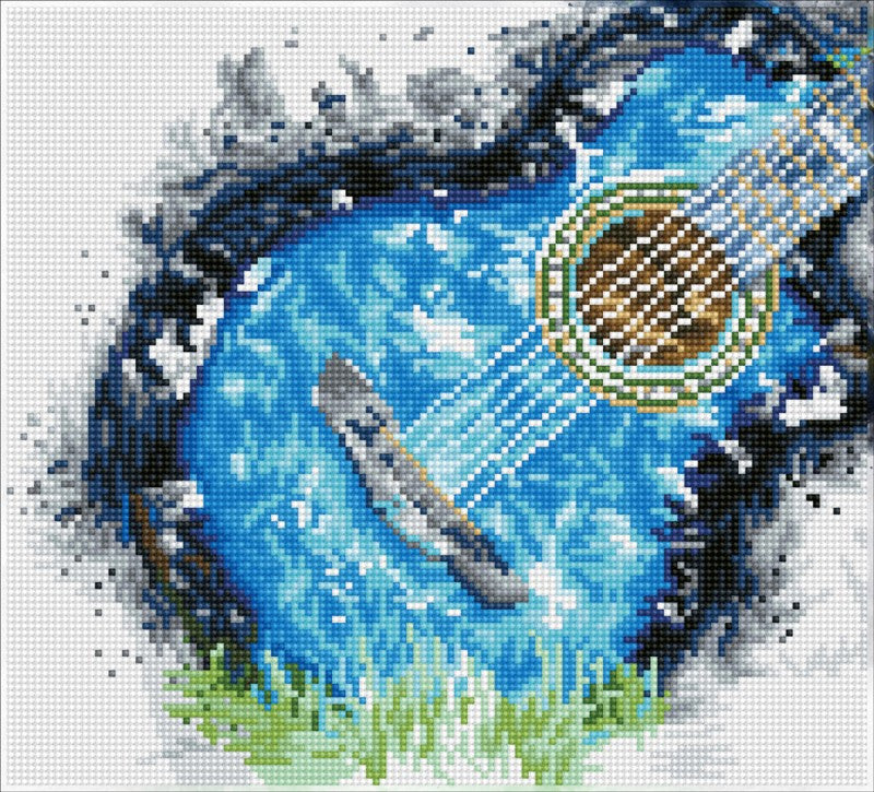 Diamond Dotz CUADRADOS Hierba Azul